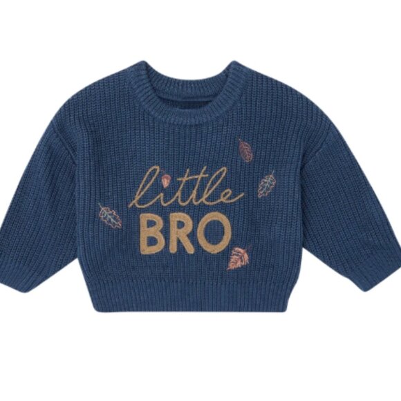Modern Moments Other - NWT MODERN MOMENTS Sibling Matching Sweater LITTLE BRO 12 MONTHS